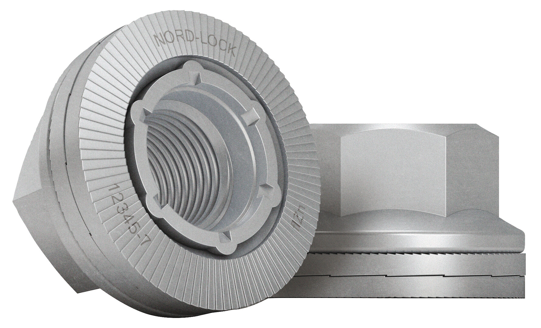 Etra Oy NordLock wheel nuts 10. DeltaProtect whit flange